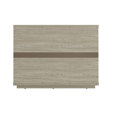 MANHATTAN COMFORT Evelyn 32-inch Modern 3-Drawer Nightstand