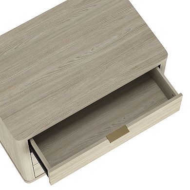 MANHATTAN COMFORT Evelyn 32-inch Modern 3-Drawer Nightstand
