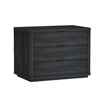 MANHATTAN COMFORT Evelyn 32-inch Modern 3-Drawer Nightstand