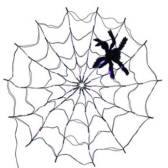 Halloween Spider Web Light 3.28FT Battery Powered, 70LED, 8 Effects