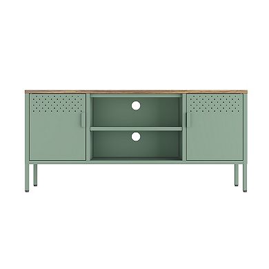MANHATTAN COMFORT Landen 47-inch Modern 6-Shelf Metal Storage Cabinet
