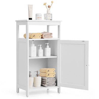 Floor Cabinet Multifunction Storage Rack Organizer Stand