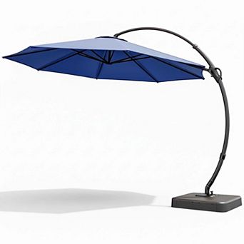 11ft Elegant Cantilever Umbrella for Relaxed Outdoor Living