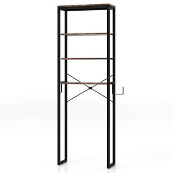 4 tier Freestanding Over The bath fixture Storage Rack Organizer