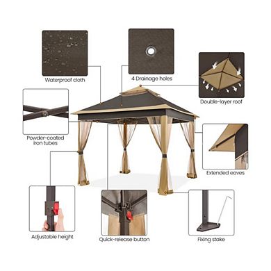 Patio Gazebo Sun Shade Outdoor Tent