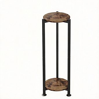 Indoor Corner 2 tier Metal Plant Stand