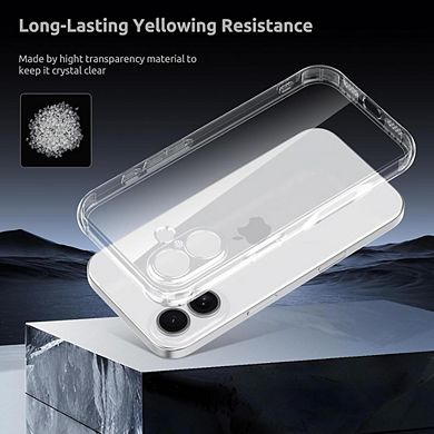 iPhone 17 Clear TPU Case, Full Camera Protection