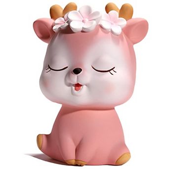Cute Deer Money Bank Unbreakable Savings Box Birthday Gift