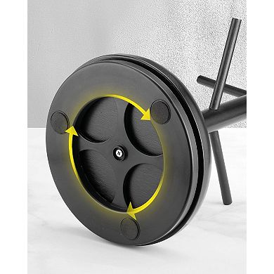 360° Rotating Wooden Coffee Mug Tree 8-Hook Countertop Holder