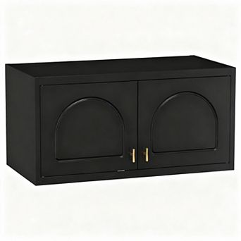 Eco-Friendly Wall Cabinet for Living/Kitchen/Bathroom - 15"x32"x16", 180 LBS