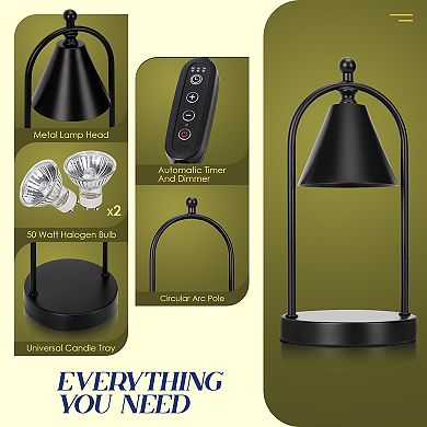 Electric Candle Warmer Lamp: Dimmable, Timer, Fragrance, Safety, Cost-Effective, Gift Idea