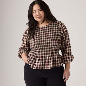 Plus Size Levi's® Ashton Utility Long-Sleeve Blouse