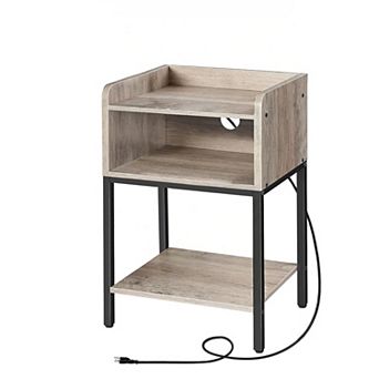 Retro Industrial End Table