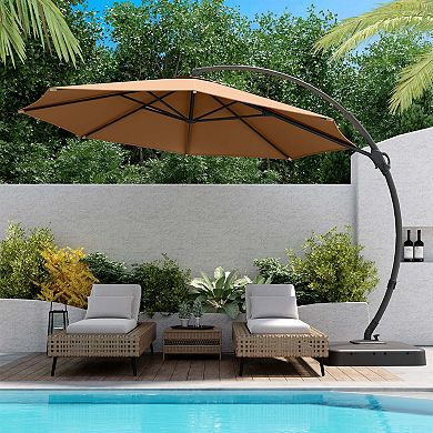 11ft Premium Cantilever Patio Umbrella for Relaxed Outdoor Gatherings