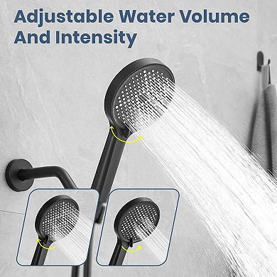 Shower Faucet with Detachable Hand Shower for Flexible Everyday Use
