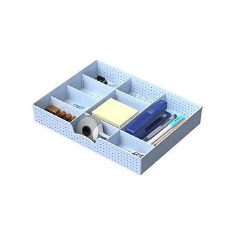 9-Compartment Adjustable Drawer Insert
