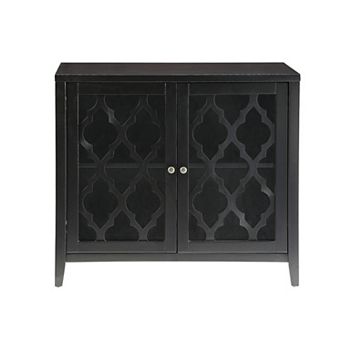 Storage Cabinet Console Cabinet in Black