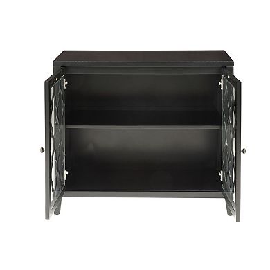 Storage Cabinet Console Cabinet in Black