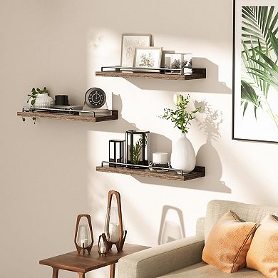 Floating Shelves Wall Decor Bathroom Shelves Over Toilet 3PC