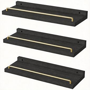 Floating Shelves Wall Decor Bathroom Shelves Over Toilet 3 pc