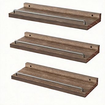 Floating Shelves Wall Decor Bathroom Shelves Over Toilet 3 pc