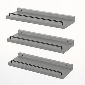 Floating Shelves Wall Decor Bathroom Shelves Over Toilet 3 pc