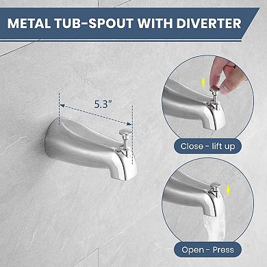 Vintage-Inspired Shower System with Multiple Spray Options and Temperature Control