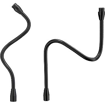 2Pack Microphone Gooseneck Stand, 13-inch and 19-inch Black Bundle