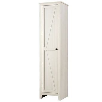 Tall Slim Linen Tower Bathroom Storage Cabinet with Shelves