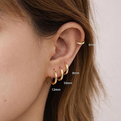 Small Everyday Hoop Earrings
