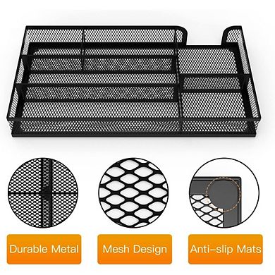 Metal Mesh Drawer Organizer, Small Desk Tray, for Office, Makeup & Vanity