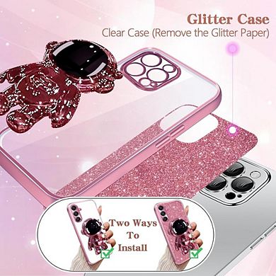 Samsung A16 5G Case, Astronaut Kickstand, Shockproof TPU