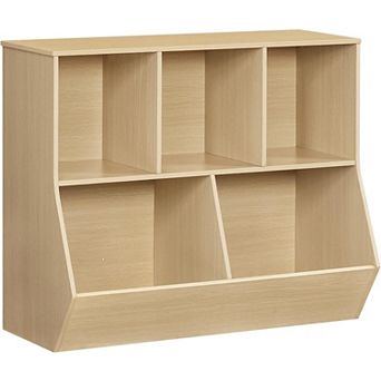 35.4" L Storage Cabinet, Toy Storage Cubby, Children's Toy Shelf