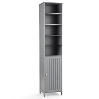 72 Inch Freestanding Tall Bathroom Floor Storage Cabinet