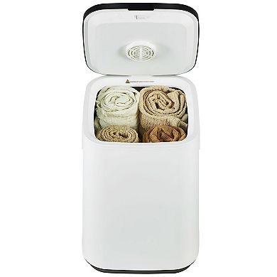 20L Towel Warmer Bucket for Bathroom with Timer and Safety Lock - White