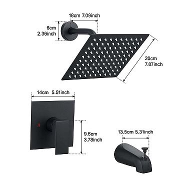 Stylish Shower Faucet for Everyday Comfort