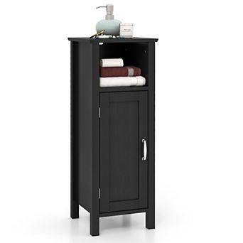 Bathroom Storage Organizer Cabinet with 2 tier Storage Space