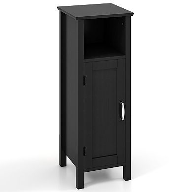 Bathroom Storage Organizer Cabinet with 2-Tier Storage Space