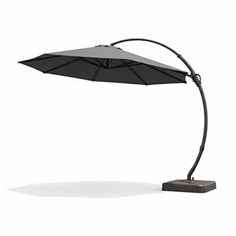 Cantilever Patio Umbrella with Wide Shade and Stable Wind-Resistant Design