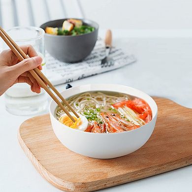 3 Pack Porcelain Bowls Set,64 Ounce Porcelain Serving Bowls for Kitchen