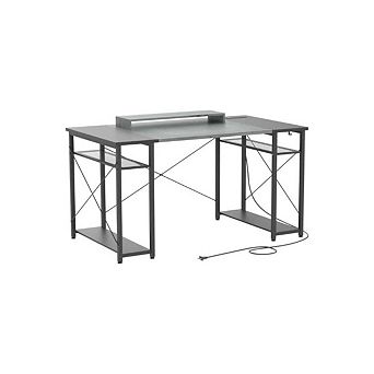 Study Desk With Monitor Stand