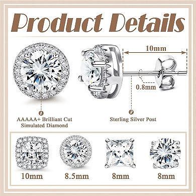Simulated Diamond Studs