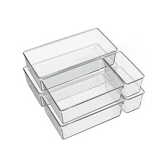 6 pc Acrylic Drawer Insert