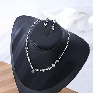 Crystal Necklace and Earring Set