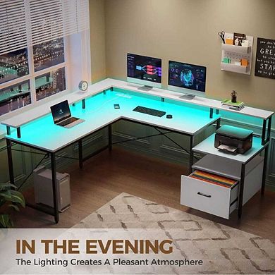 Modern Study Desk With Drawer
