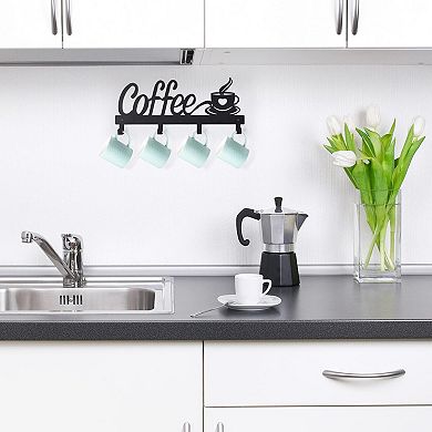 Wall Mounted Coffee Mug Holder Mug Organizer