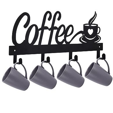 Wall Mounted Coffee Mug Holder Mug Organizer