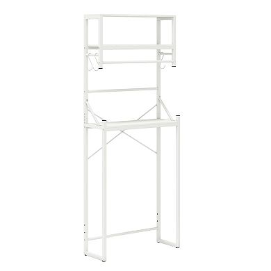 Over The bath fixture 3-Tier Bathroom Storage Rack with Towel Holder