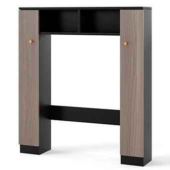 Over The bath fixture Storage Cabinet with Open Compartments and Adjustable Shelves