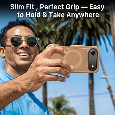 iPhone Air Case, MagSafe, Anti-Drop, Shockproof Brown